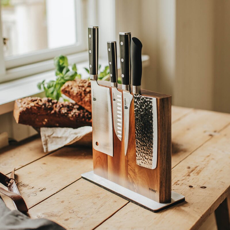 Dorre Asama kinesisk kokkekniv 31,5 cm svart 