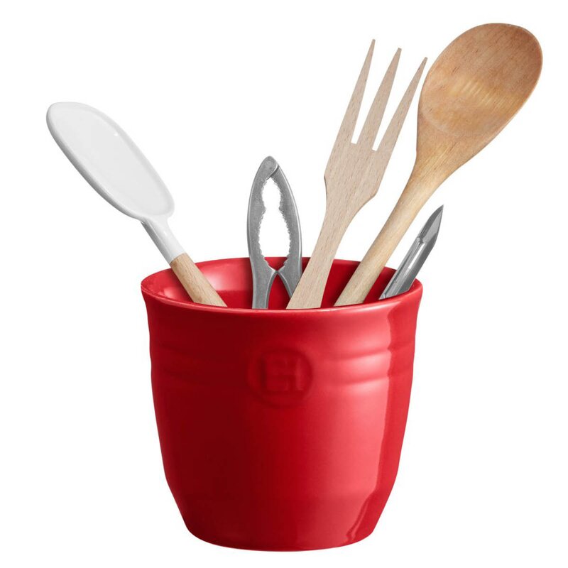 Emile Henry Redskapsholder 13 cm rød