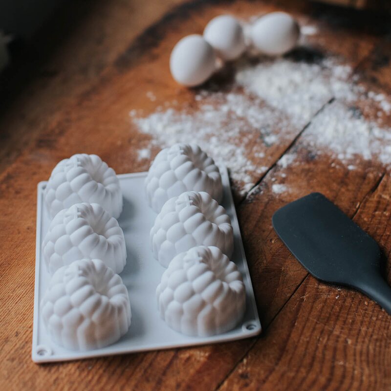 Dorre Beck bakeform bringebær 20x16,5 cm 6 stk