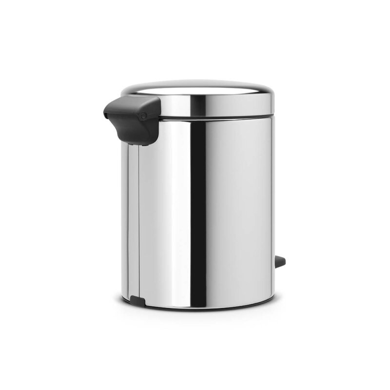 Brabantia NewIcon pedalbøtte 5L blankt stål