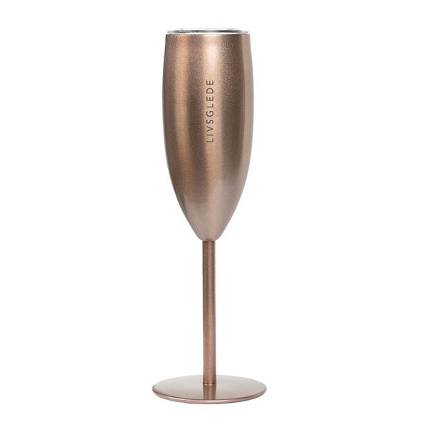 Pictureit Termo champagneglass HYTTEBOBLER 12 cl roségull