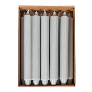 Edelweiss Herregårdslys 30 cm 12 stk varm grå