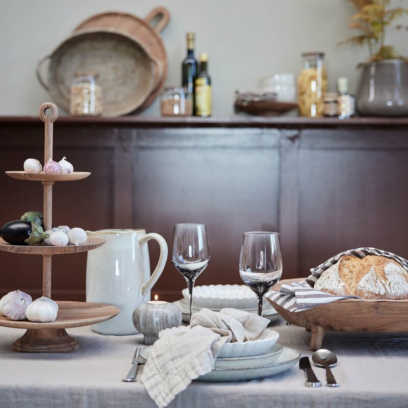 Lene Bjerre Merle serveringsfat 44 cm akasie