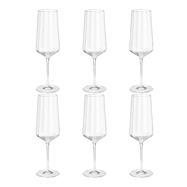 Georg Jensen Bernadotte champagneglass 27 cl 6 stk