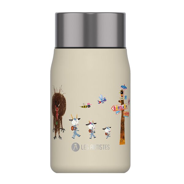 Les Artistes Bukkene Bruse mattermos 0,7L beige