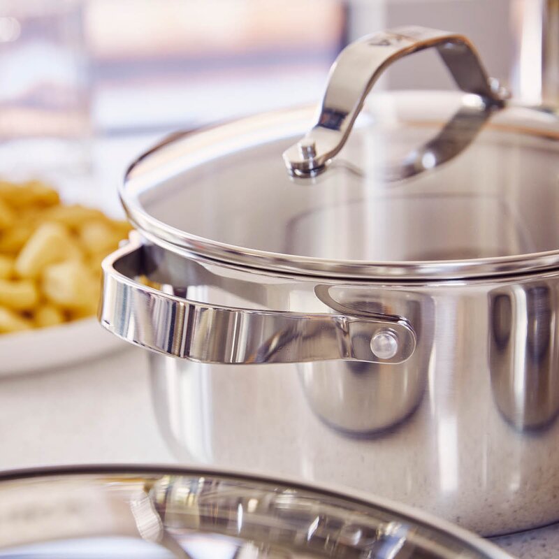 Beka Cicla gryte med lokk 5,2L 24 cm stål