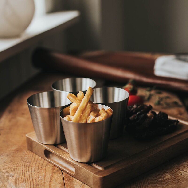 Dorre Peg pommes-/serveringskopp 9,5 cm 4 stk stål