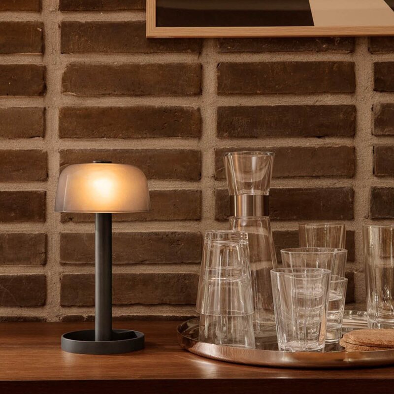 Rosendahl Soft Spot bordlampe 24,5 cm smoke