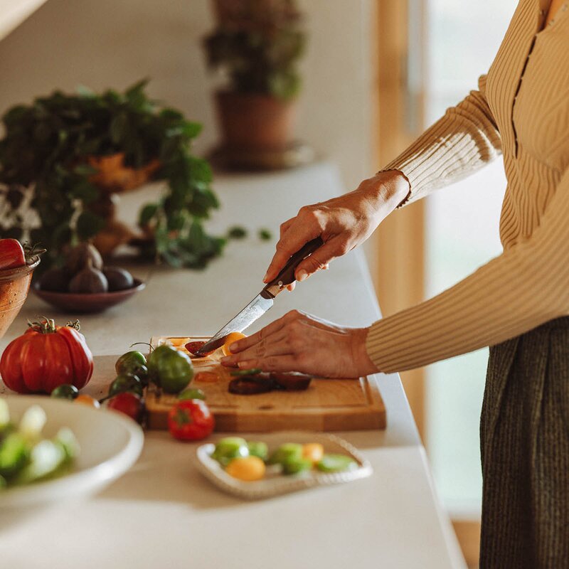 Fiskars Folken tomatkniv 12 cm tre/stål
