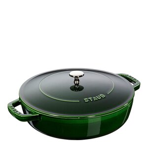 Staub Chistera sauté-traktørpanne 28 cm grønn