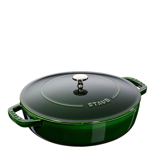 Staub Chistera sauté-traktørpanne 28 cm grønn