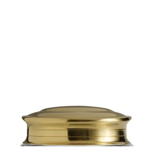 Holmegaard Christmas reservedel lokk til julekakeglass 9,1 cm messing