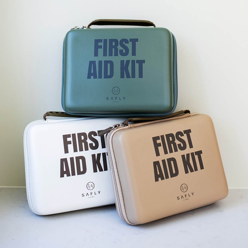 Safly Førstehjelpsskrin medium 15x19 cm samd