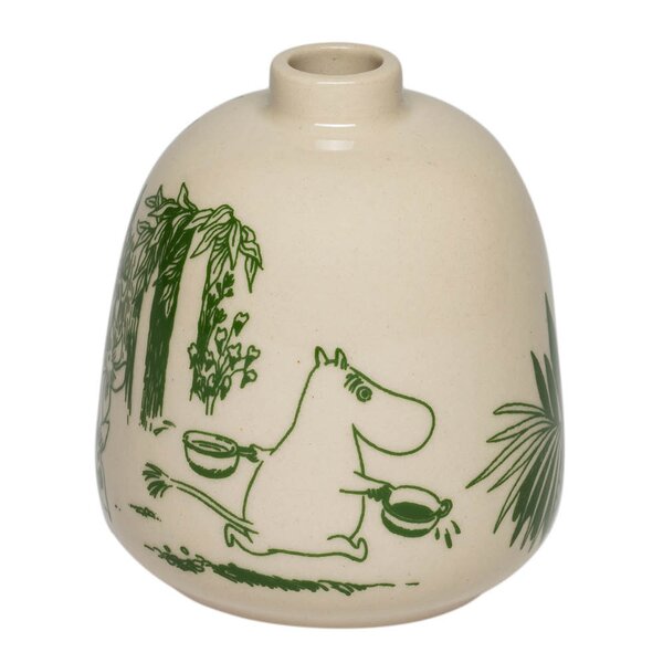 MoominArabia Mummi vase 8,3 cm mystisk skog grønn