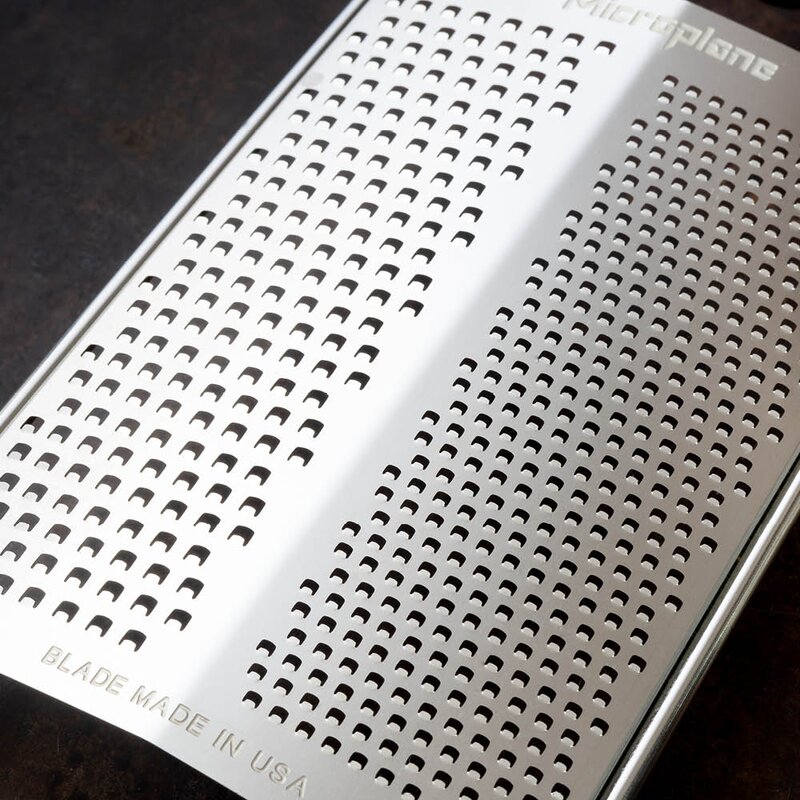 Microplane Gourmet Dual Blade rivjern dobbel fin/grov svart