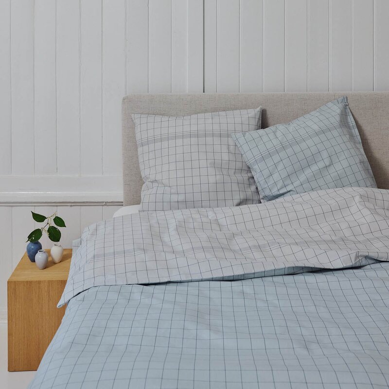 Stelton Soft Home Vibeke Klint sengetøy 140x200 cm/50x70 cm blå