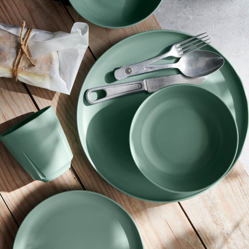 Rosendahl Grand Cru Take tallerken 26 cm 2 stk støvet grønn