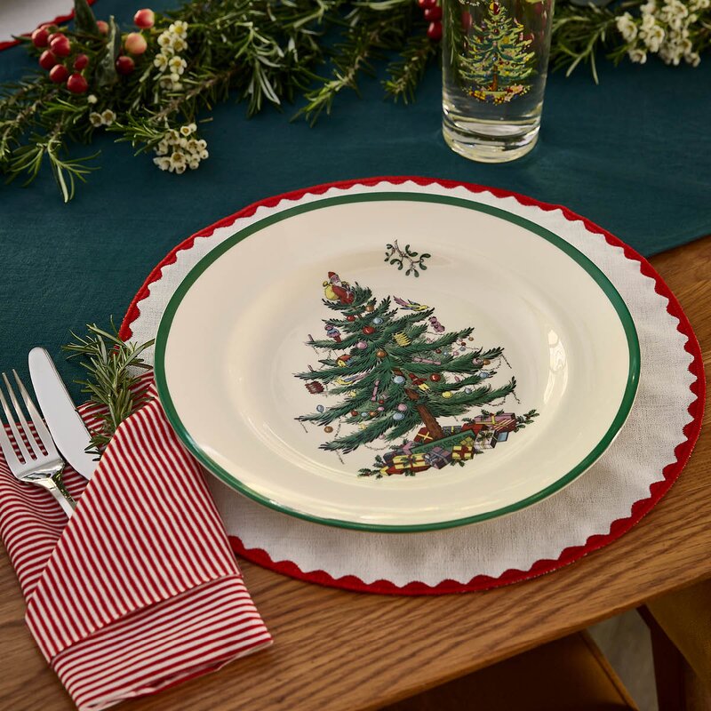 Spode Christmas Tree tallerken 27 cm