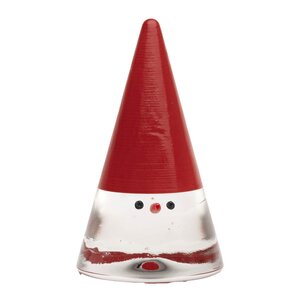 Kosta Boda Noel nisse 15 cm rød