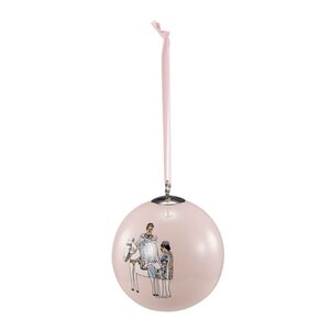 Modern House Anette Moi julekule 8 cm Askepott rosa