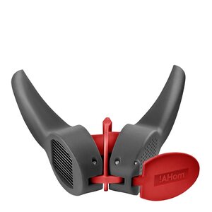 moHA! Aglio hvitløkspresse og -skjærer grå