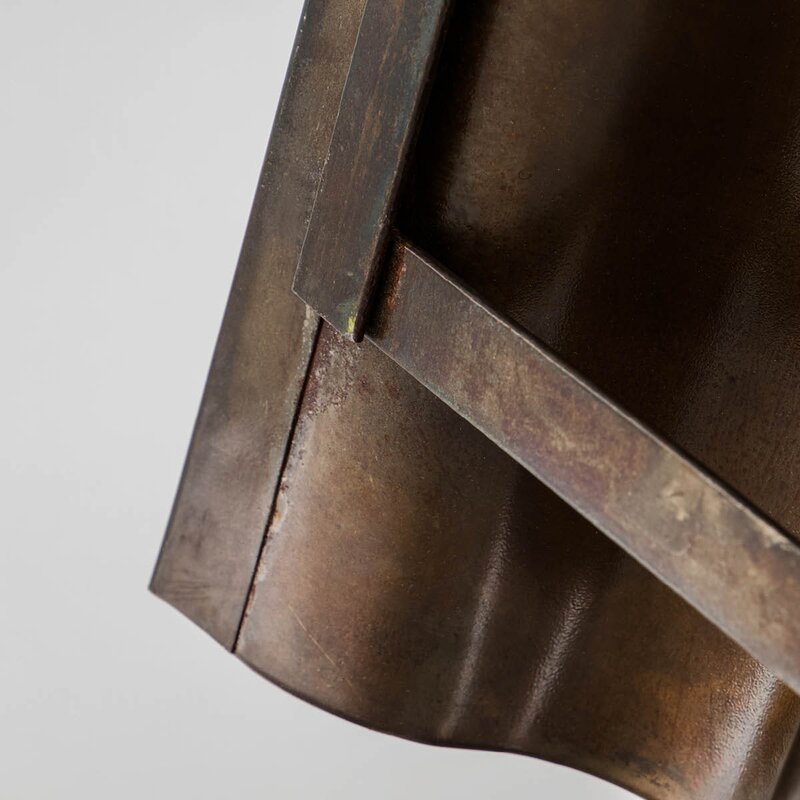 House Doctor Veggkunst Faha 30x30x6 cm antikkbrun