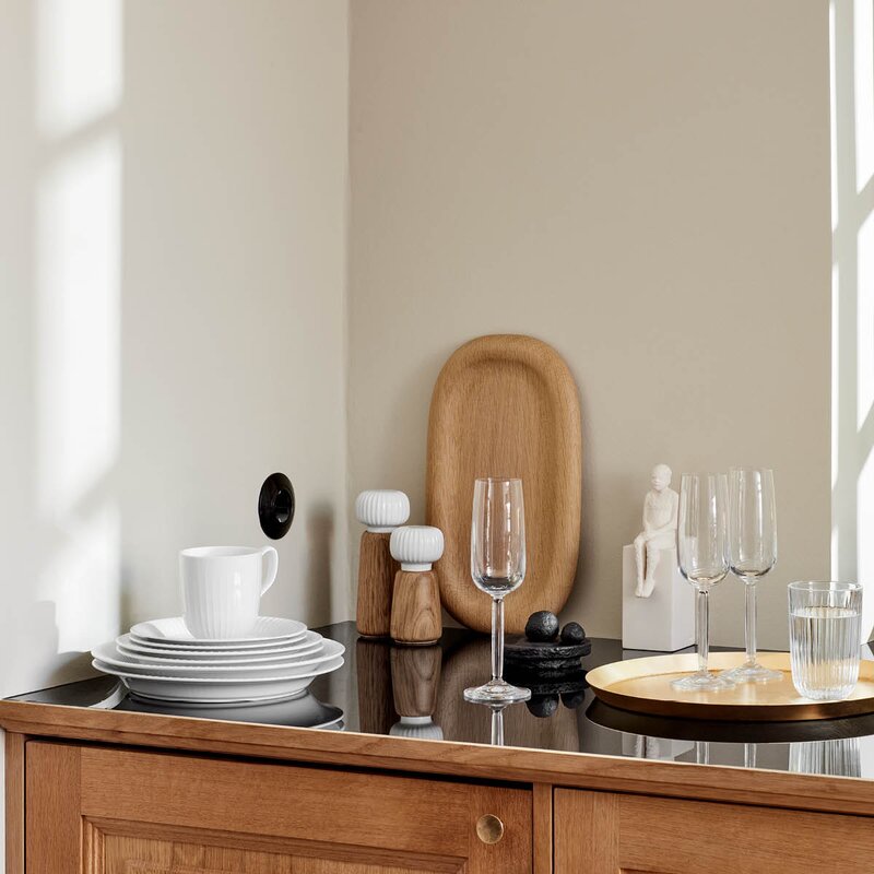 Kähler Hammershøi tallerken 22 cm hvit