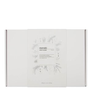 Meraki Gavesett med håndsåpe/håndkrem/duftlys/duftpinner