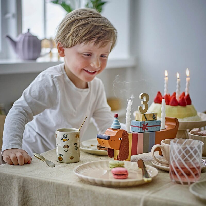 Bloomingville MINI Agnes barneservise 3 deler hvit