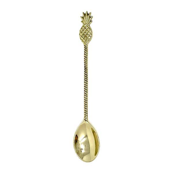 Coia Brass Collection spiseskje ananas 20 cm messing