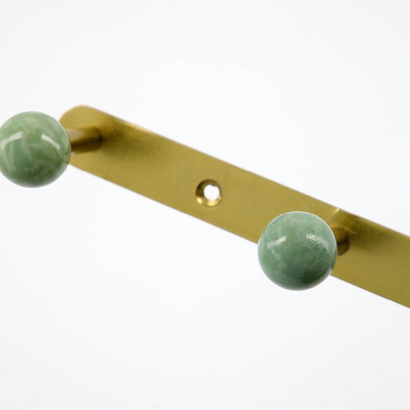 House Doctor Ball knaggrekke 35x2x5 cm aqua