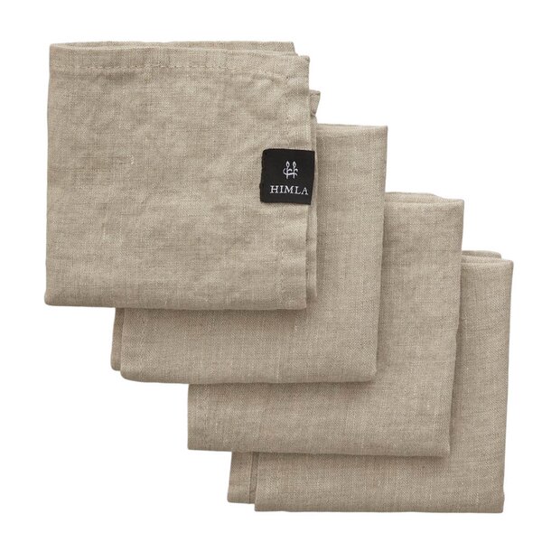 Himla Sunshine serviett 45x45 4 stk natural