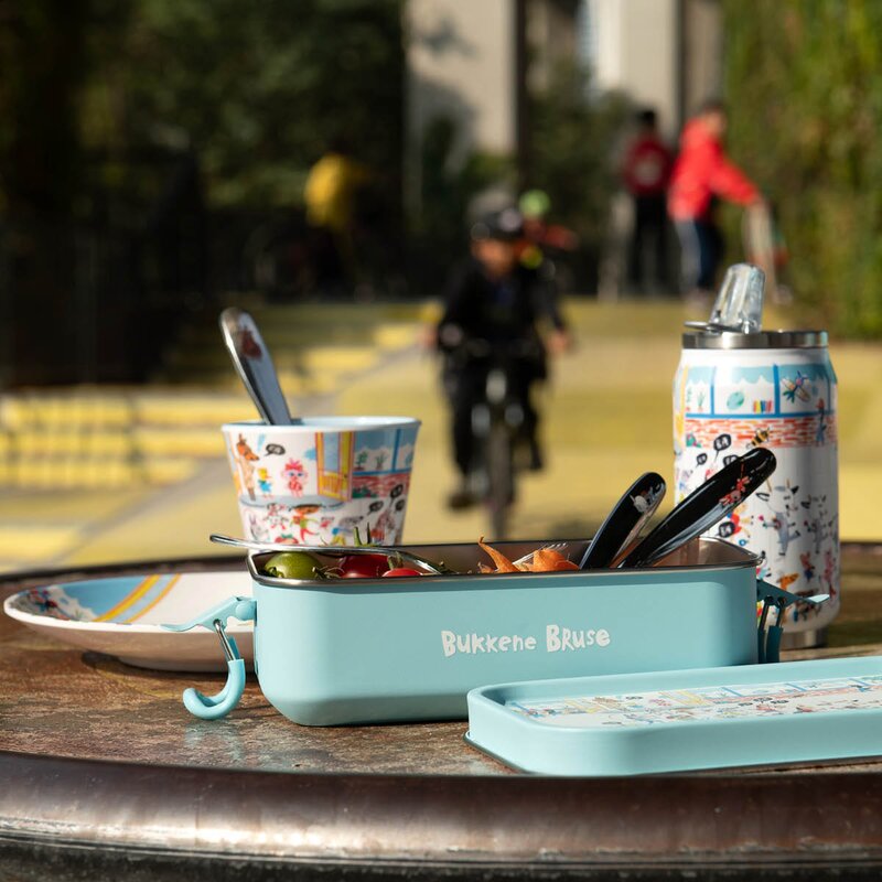 Modern House Bukkene Bruse drikkebeger 30 cl back to school blå