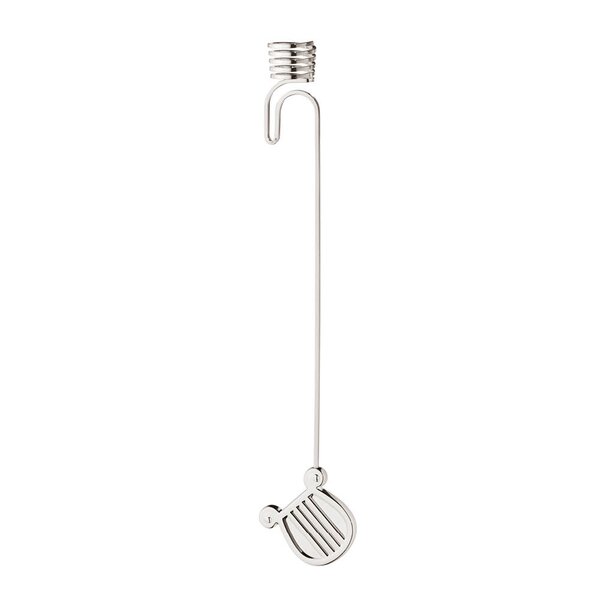 Georg Jensen 2026 lysholder til juletre harpe sølv