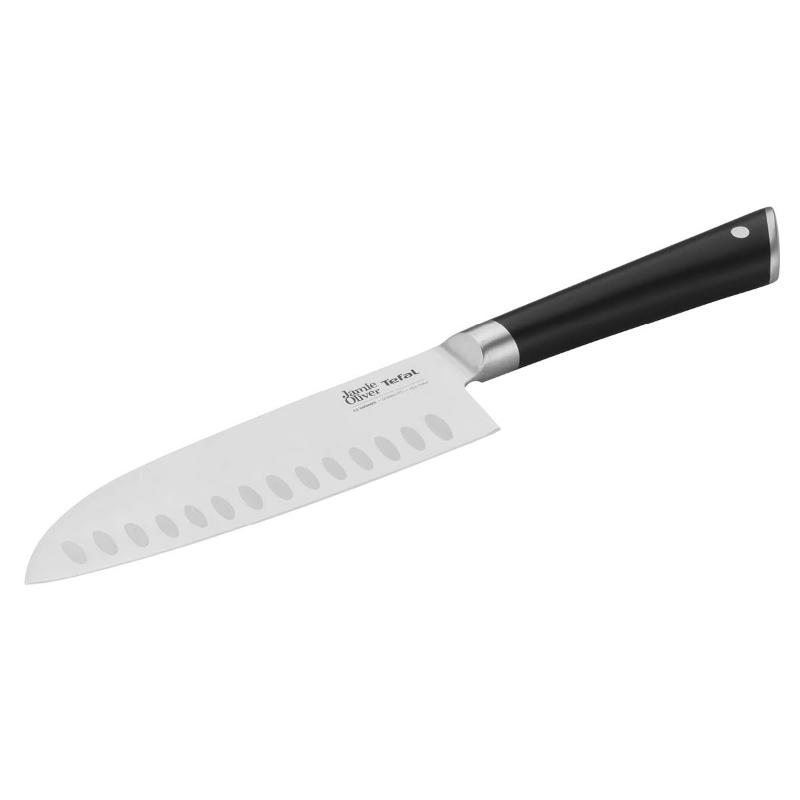 Jamie Oliver Knivsett 5 stk med knivblokk svart/akaciatre