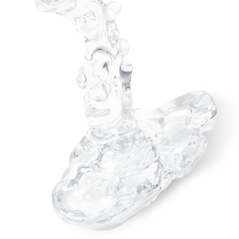 Pols Potten Drip lysestake i glass 25 cm klar