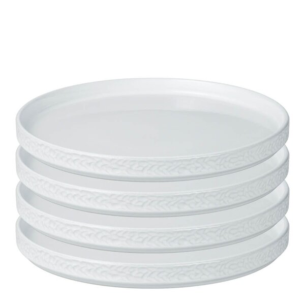 Vargen & Thor Servisen C tallerken 25 cm 4 stk hvit