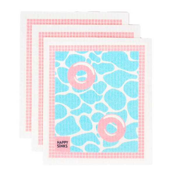 Happy Sinks Oppvaskklut Pool 3 stk