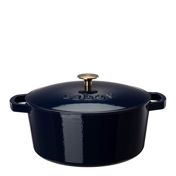 Sabor Classic støpejernsgryte 6,7L Midnight Blue