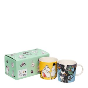 MoominArabia Mummikopp 30 cl Familietid og Venner for alltid 2 stk 80 år