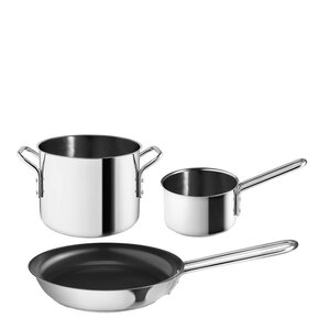 Eva Trio Stainless Steel grytesett 3 deler