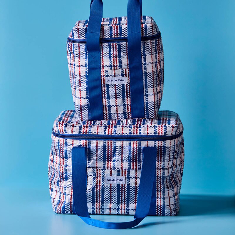 Nicolas Vahé Kjølebag 22x36x28 cm blå