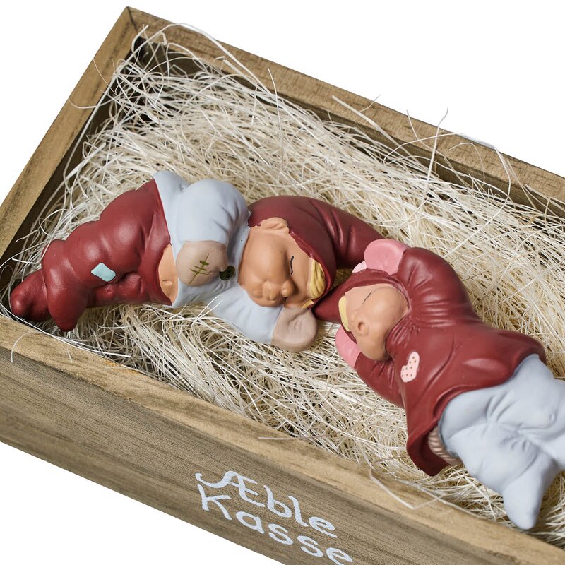 Klarborg Adam & Annika nisser i trekasse 13,5 cm
