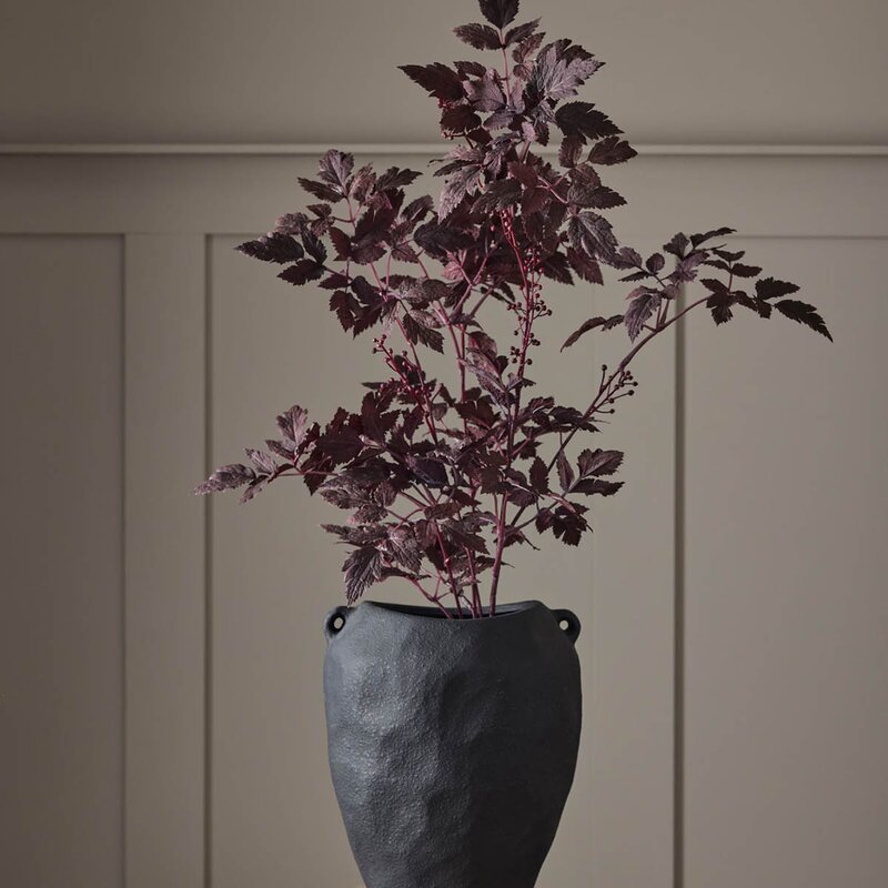 Mr Plant Sølvaks kunstig plante 75 cm burgundy