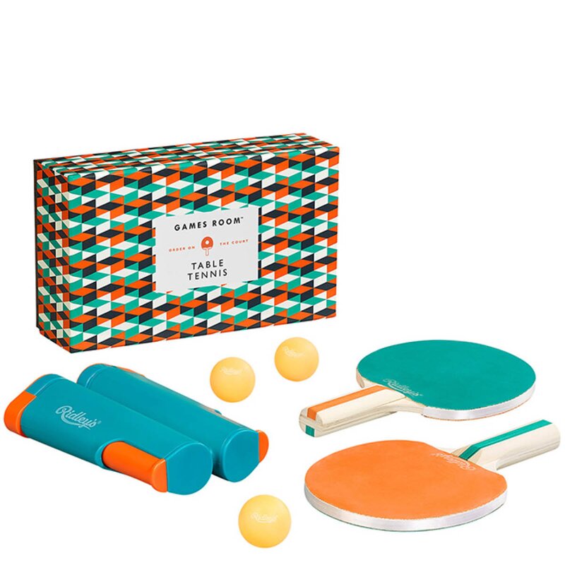 Games Room Bordtennissett med teleskopnett