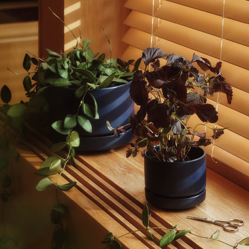 Arabia Potteskjuler SN 16 cm matt blå