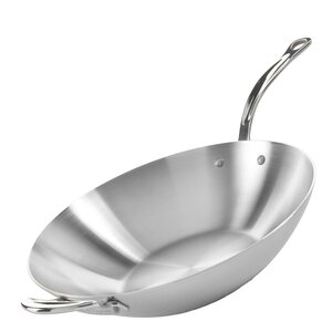 Samuel Groves Wokpanne 32 cm rustfritt stål
