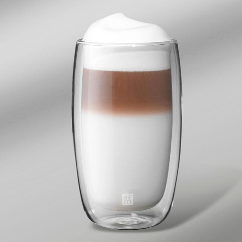 Zwilling Sorrento latte macchiato kopp 35 cl 2 stk klar