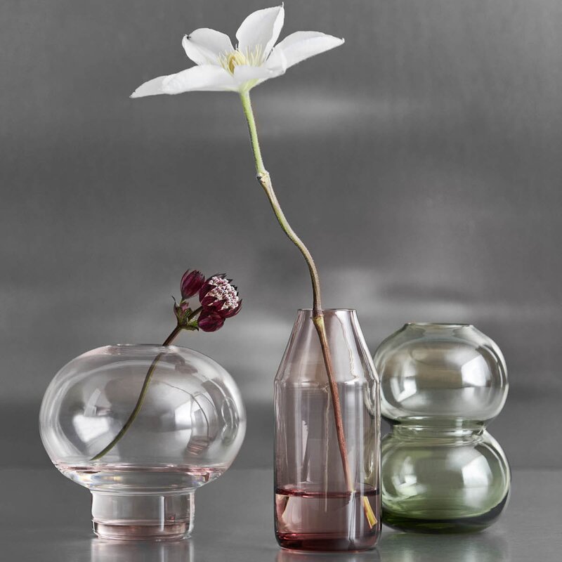 Orrefors Midsummer minivase 10 cm wood cranesbill
