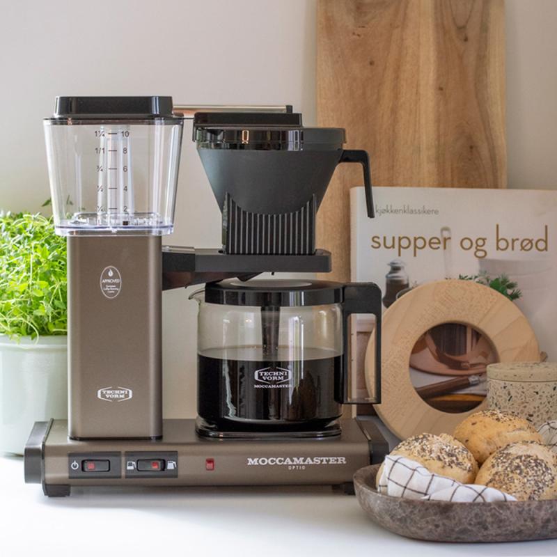 Moccamaster Optio kaffetrakter 1,25L bronze
